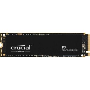 Crucial SSD P3 1TB, 3D NAND M.2 2280; PCIe 3.0 NVMe