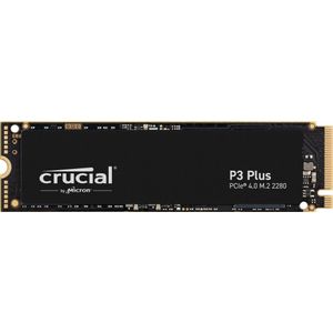 Crucial P3+ 500 GB NVMe/PCIe M.2 SSD 2280 harde schijf M.2 PCIe NVMe CT500P3PSSD8
