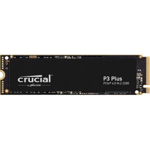 Crucial P3+ 4 TB NVMe/PCIe M.2 SSD 2280 harde schijf M.2 PCIe NVMe CT4000P3PSSD8T