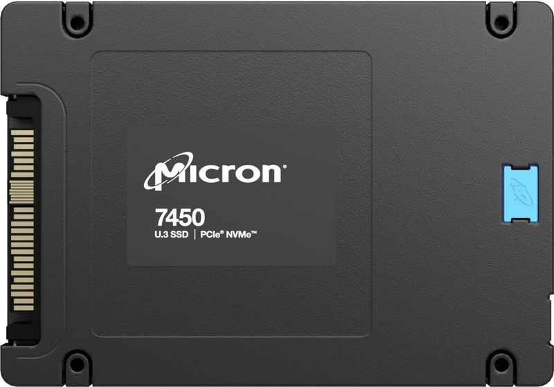 Micron - 7450 Pro - SSD - 960 GB - NVMe U.3, PCIe 4.0, 6800 MB/s