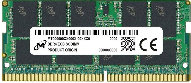 Micron 16GB DDR4-3200 ECC SODIMM 1Rx8 CL22