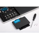 Crucial CT500BX500SSD1 - Interne SSD - 500 GB - Zwart