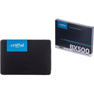 Crucial CT500BX500SSD1 internal SSD, 500 GB, 2.5", SATA3, 3D NAND
