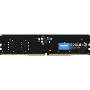 Crucial Pamięć DDR5 8GB/5600 CL46 (16Gbit) (1 x 8GB, 5600 MHz, DDR5 RAM, DIMM 288 pin), RAM, Zwart