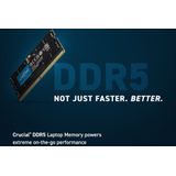 Crucial 8GB (1x8GB) DDR5-5600 CL 46 SO-DIMM RAM Notebook Speicher geheugenmodule 5600 MHz ECC