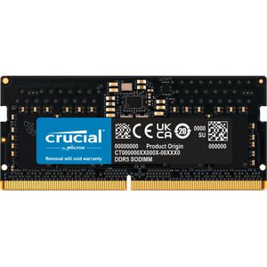Crucial RAM 8GB DDR5 5600MHz (of 5200MHz of 4800MHz) Laptop Geheugen CT8G56C46S5
