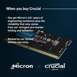 Crucial RAM 32GB DDR5 5600MHz (of 5200MHz of 4800MHz) Laptop Geheugen CT32G56C46S5
