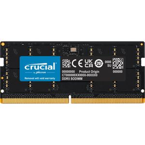 Crucial RAM 32 GB DDR5 5600 MHz (of 5200 MHz of 4800 MHz) laptopgeheugen CT32G56C46S5