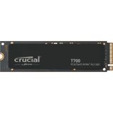 Crucial T700 4TB Gen5 NVMe M.2 SSD - Tot 12.400 MB/s - DirectStorage geactiveerd - CT4000T700SSD3 - Games, Fotografie, Videobewerking en Design - Interne harde schijf
