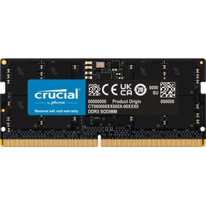 Crucial RAM 16GB DDR5 5200MHz (of 4800MHz) Laptop Geheugen CT16G52C42S5