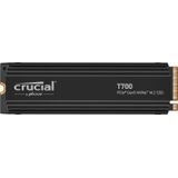 Crucial T700 1TB Gen5 NVMe M.2 SSD met koellichaam, tot 11.700 MB/s, DirectStorage ingeschakeld, CT1000T700SSD5, games, fotografie, videobewerking en design, interne harde schijf
