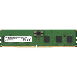 Micron MTC10F1084S1RC48BR - Geheugen - DDR5 - 16 GB: 1 x 16 GB - 288-PIN - 4800 MHz / PC5-38400 - CL40 - 1.1V - ECC