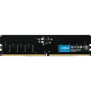 Crucial DDR5-5600 16GB UDIMM CL46 (16Gbit) (1 x 16GB, 5600 MHz, DDR5 RAM, U-DIMM), RAM, Zwart