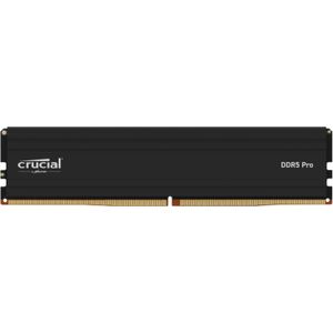 Crucial DDR5-5600 48GB UDIMM CL46 (24Gbit) (1 x 48 GB, 5600 MHz, DDR5 RAM, U-DIMM), RAM, Zwart