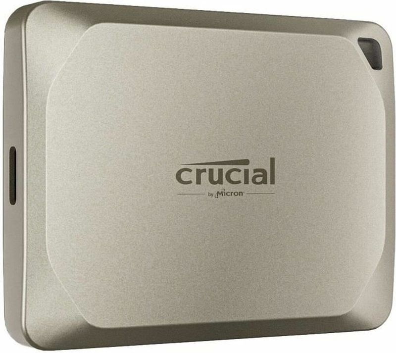 Crucial - X9 Pro voor Mac - SSD Extern - Beige - 2 TB - USB 3.2 Gen 2 Type-C - 1050 MB/s - IP55 Spatwaterdicht, Stofbestendig
