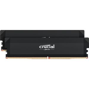 Crucial - Pro - RAM Geheugen - Zwart - 64 GB Kit (2 x 32 GB) 6000 MHz CL40, Intel XMP 3.0 / AMD EXPO