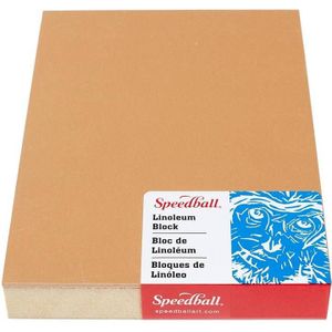 Speedball  Linoleum op blok 10x15cm 4308