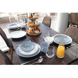 Gordon Ramsay - Maze White Collection - Steengoed Set van 12 - Dinerborden en Mueslikommen