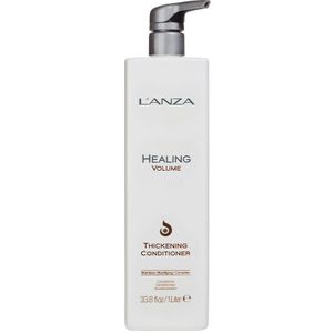 L’ANZA Healing Volume - Verdikkende Conditioner - Glans, Volume, Dik Haar, Voor Fijn Haar, Voor Steil Haar, Bamboe, Keratine (1 L)