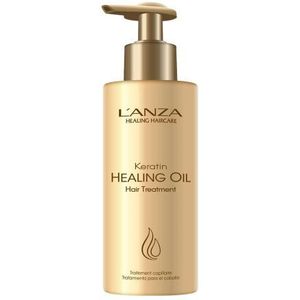 L'ANZA Keratin Healing Oil - Behandeling - Verzorgen, Voor Droog Haar, Voor Beschadigd Haar, Voor Een Beschadigde Hoofdhuid, Phyto IV Complex, UV Bescherming (50 ml)