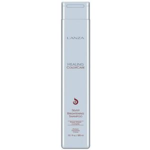 L’ANZA Healing ColorCare - Zilver Shampoo, Voor Zilver, Grijs, Wit, Blond, Highlights - Glans, Neutraliseert Warme Tinten (1 L)