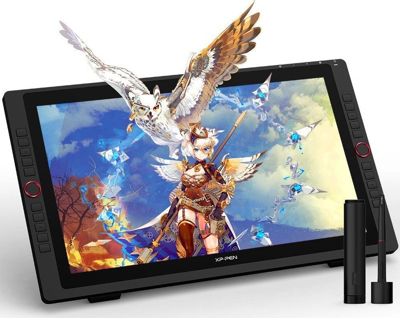 XP-Pen Kunstenaar 22R Pro (21.50", 5080 lpi), Tekentablet, Zwart