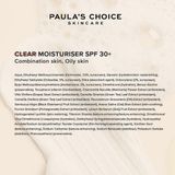 Paula's Choice CLEAR Dagcrème SPF 30 - Gecombineerde, Vette & Acne Huid - 60 ml