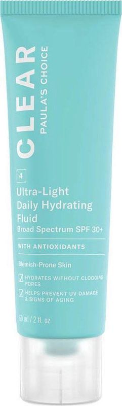 Paula's Choice CLEAR Dagcrème SPF 30 - Gecombineerde, Vette & Acne Huid - 60 ml