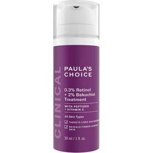 Paula's Choice CLINICAL 0,3% Retinol + 2% Bakuchiol Treatment - Serum - Alle Huidtypen - 30 ml