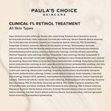 Paula's Choice CLINICAL 1% Retinol Treatment - Vitamine A Serum - Alle Huidtypen - Mini 5 ml