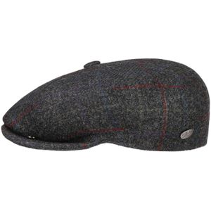 Galvin Windowpane Plaid Pet by Bailey 1922 Flat caps