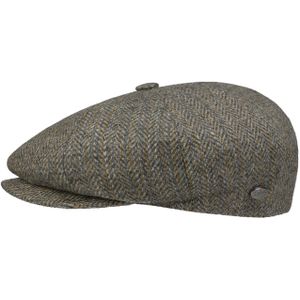 Galvin Stripe Herringbone Pet by Bailey 1922 Flat caps