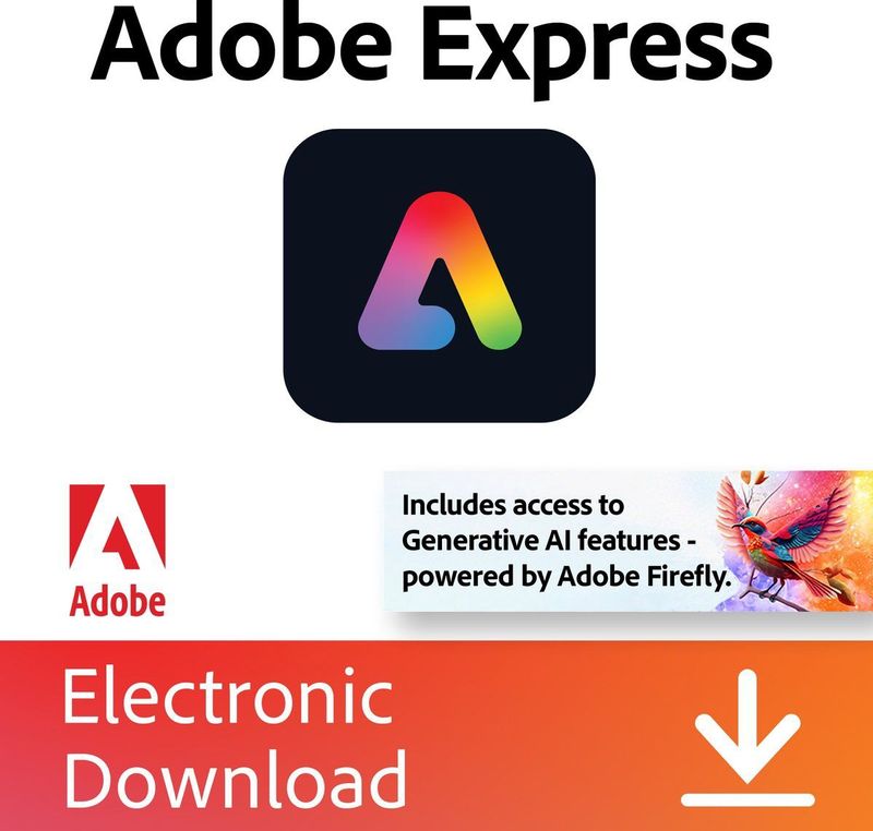 Adobe Express - 12 Maanden - 1 Apparaat - Meertalig - PC & MAC Download