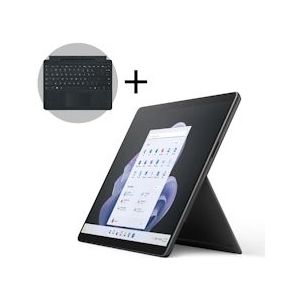 Microsoft Surface Pro 9 - Touchscreen - i5/8GB/256GB - 13 Inch - Graphite + Signature Type Cover - QWERTY - Zwart