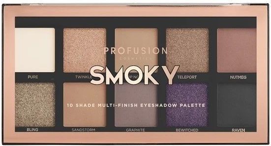 Profusion - Eyeshadow 10 Shade Palette Smoky - Oogschaduw - 103 g