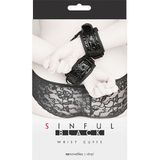 NS Novelties Sinful - Black - Wrist Cuffs, per stuk verpakt