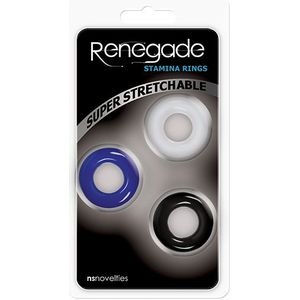 Renegade Stamina Super Stretchy Cock Ring 3 Pack
