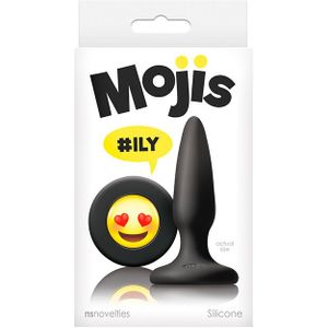 NS Novelties - Mojis Plug ILY Mini - Anal Toys Buttplugs Zwart