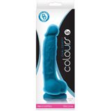 NS Novelties - Colours Dual Density 5 inch - Dildos Blauw