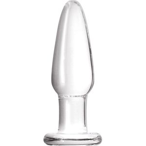 Taps toelopende Buttplug Crystal Small - Transparant