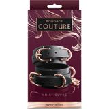 Bondageset Bondage Couture Wrist Cuffs Zwart