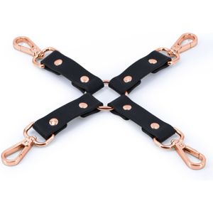 Bondageset Bondage Couture Hog Tie Zwart