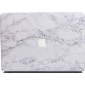 Lunso Geschikt voor MacBook Air 13 inch (2010-2017) cover hoes - case - Marble Cosette
