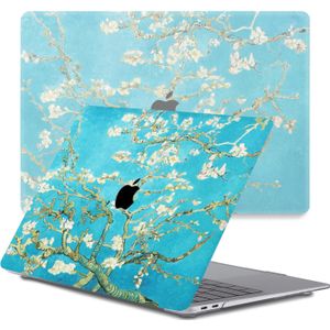 Lunso Geschikt voor MacBook Pro 13 inch (2016-2019) cover hoes - case - Van Gogh amandelboom