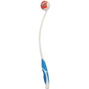 Chuckit! Pro Ball Launcher - 63 cm - Werpstok - Ballenwerper - Hondenspeelgoed - Incl. Tennisbal Medium - ø 6 cm - Kunststof - Wit/Blauw