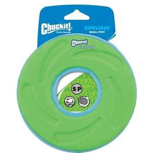 Chuckit! Zipflight - Honden frisbee - Hondenspeelgoed - Drijvend - ø 21 cm - M - Oranje