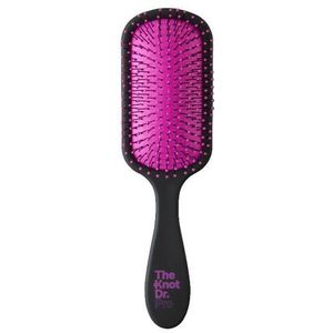 The Knot Dr. Black Paddle Brush Fuchsia Pad 1st