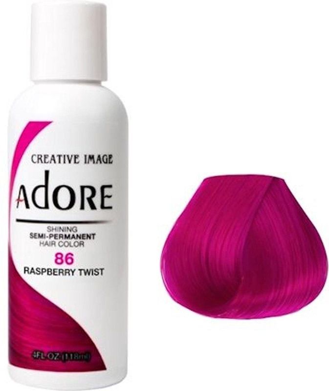 Adore - Shining Semi Permanent Hair Color - Raspberry Twist-86 - Haarverf