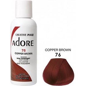 Adore Shining 76 koperbruin semi-permanente haarverf