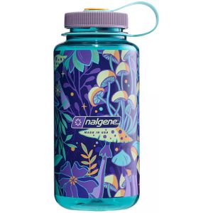 Waterfles Nalgene Wide Mouth 1000ml Baby Blue